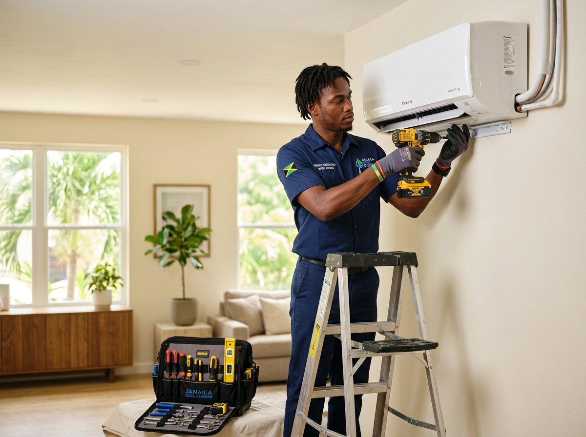 Professional AC installation